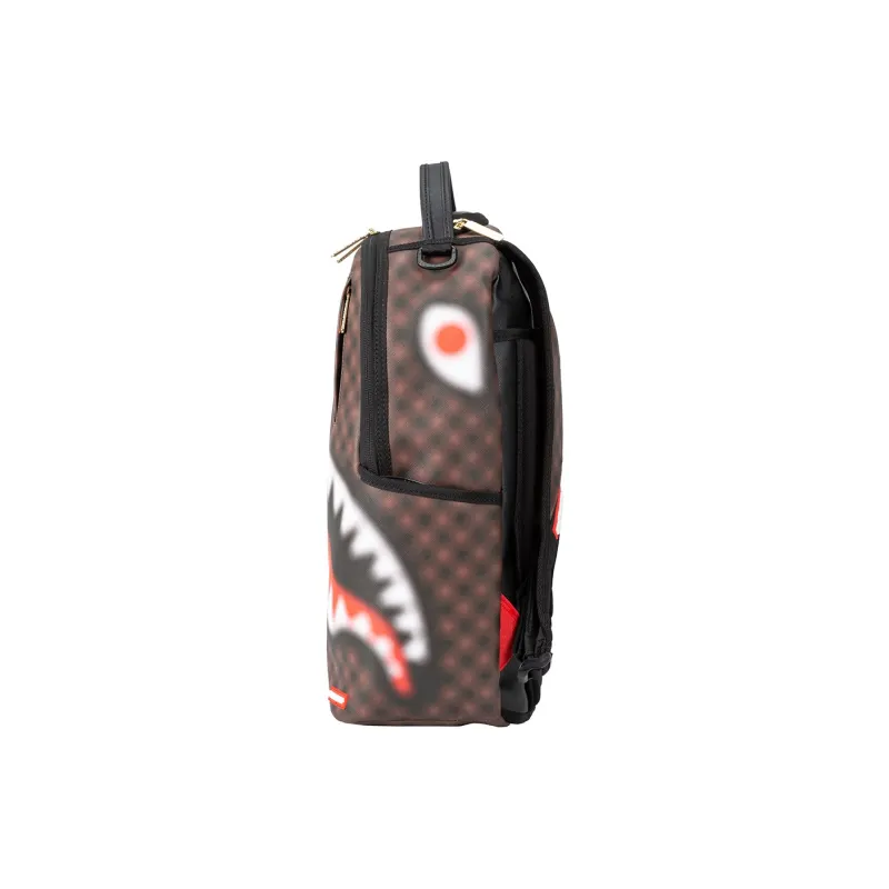SPRAYGROUND SHARKS IN PARIS BLUR EFFECT BACKPACK Unisex Brown-2