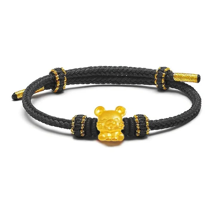 QIANCHANG Gold Bracelet Unisex-14