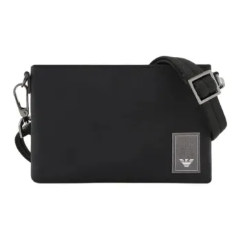 EMPORIO ARMANI Polyamide Shoulder Bag Crossbody Bag Mini Men's Black