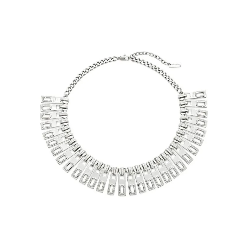 MARC JACOBS The J Marc Zipper Necklace-0