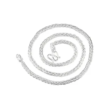 RURA Sterling Silver Necklaces Unisex Silver