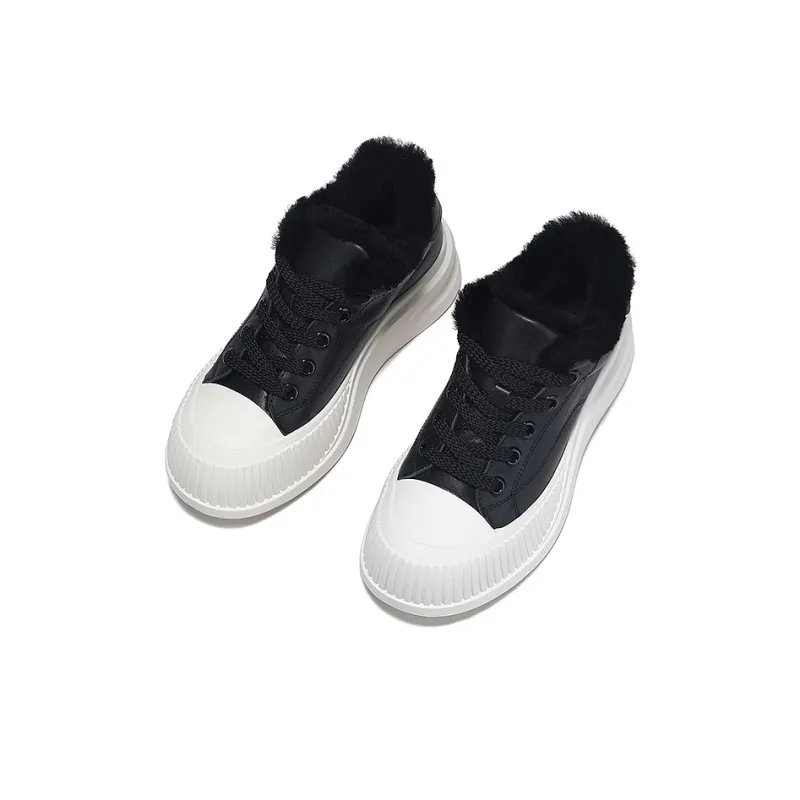 SELAIYA Thermal Low Top Skateboard Shoes Women's-9