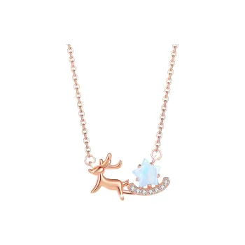 Mrs. Kra 925 Sterling Silver Necklaces Women's