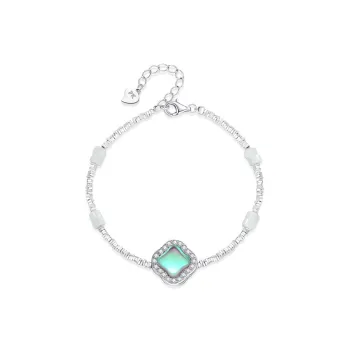 PARAS KORS S925 Silver, Mother Of Pearl Bracelets Women's