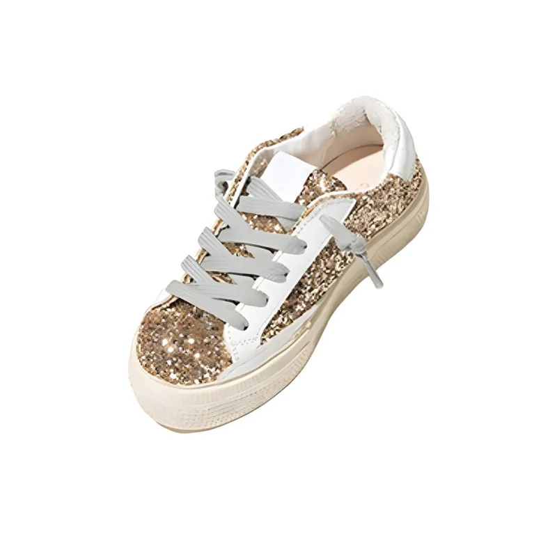 Golden Goose May Star Kids Lifestyle Shoes Gold Teenagers-2