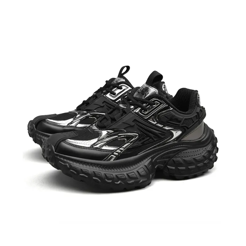 BLVCK PARIS Dark Night Series Low Top Chunky Sneakers Unisex-3