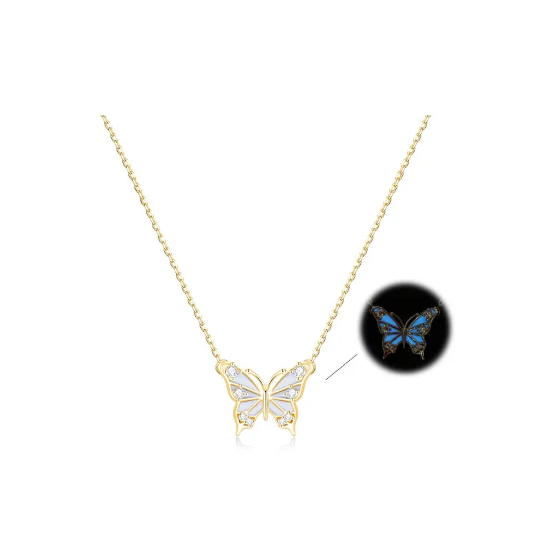 TEEX Sparkling Diamond Necklaces Women's-1