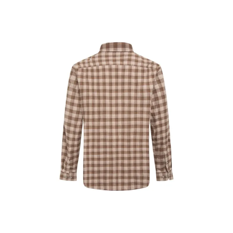 Hush Puppies Shirt Men's Medium Coffee-2