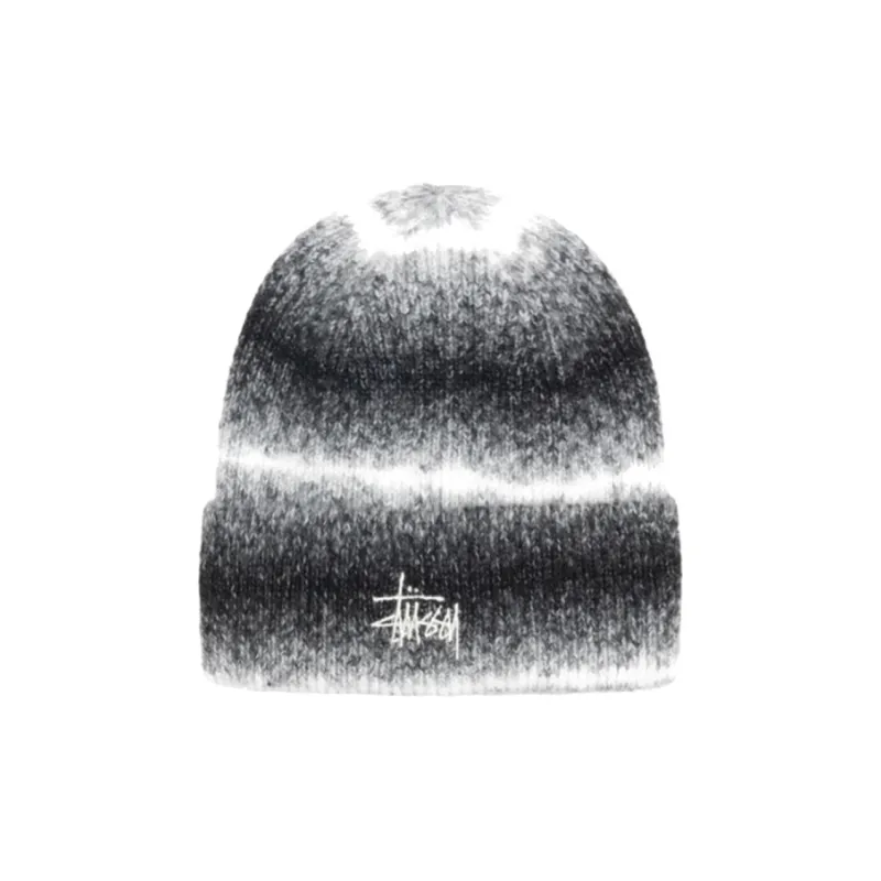 Stussy Cuff Stripe Knit Beanie-0