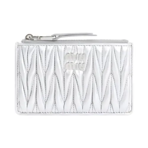 MIU MIU Matelassé Lambskin Wallet Women's ensemble