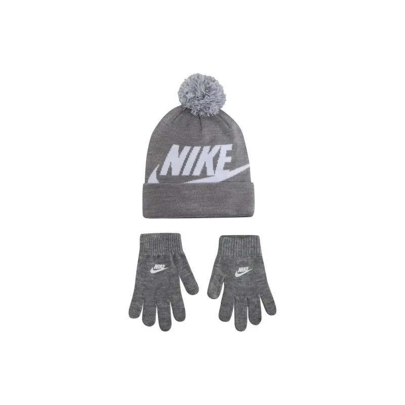 Nike Logo Intarsia Beanie And Gloves Box Set-0