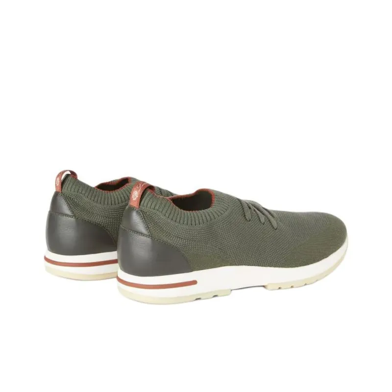 Loro Piana 360 Lp Flexy Walk Low Top Casual Shoes Men's Green-2