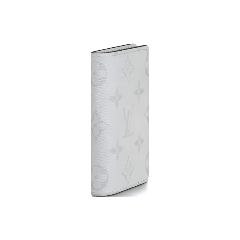 LOUIS VUITTON Pocket Organizer Monogram Antarctica Taiga White-1