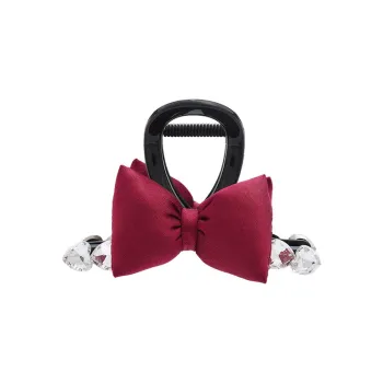 ROYALSASA Polyester Faux Crystal Shark Clamp Women's