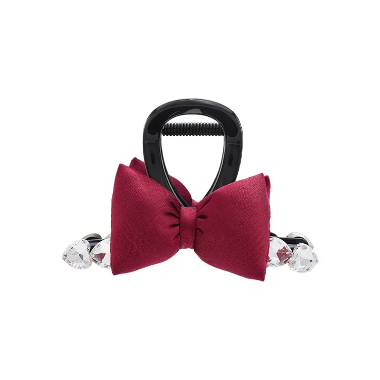 ROYALSASA Polyester Faux Crystal Shark Clamp Women's-0