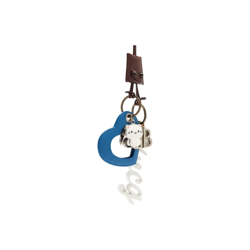 Balenciaga Le City Charm Heart Keyring-3