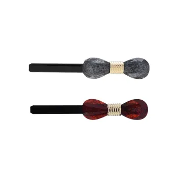 ROYALSASA Alloy Acrylic Duck Bill Clip Women's