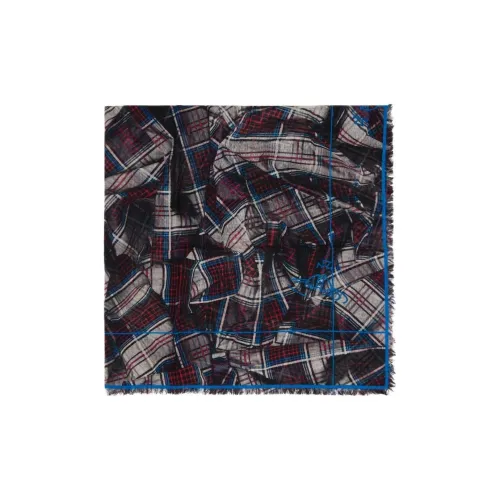 Vivienne Westwood Wool Knit Scarves Men's Blue