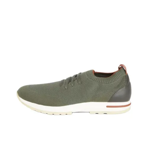 Loro Piana 360 Lp Flexy Walk Low Top Casual Shoes Men's Green