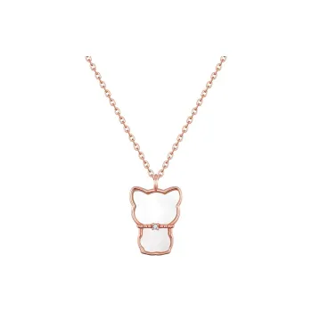 Heart To Heart 925 Silver Diamonds Necklaces Women's