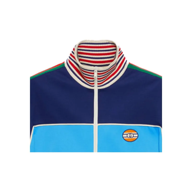 GUCCI Interlocking G Colour block Jacket-4