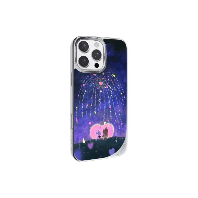 LANWK Glass Material Endless Love Phone Case Compatible With Apple IPhone 13/14/15/16/Pro/Pro Max Anti Drop Magnetic-5