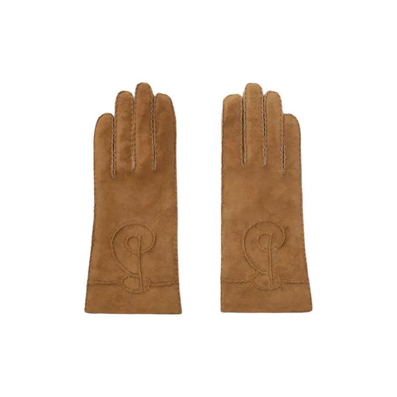 Burberry Suede Gloves-0