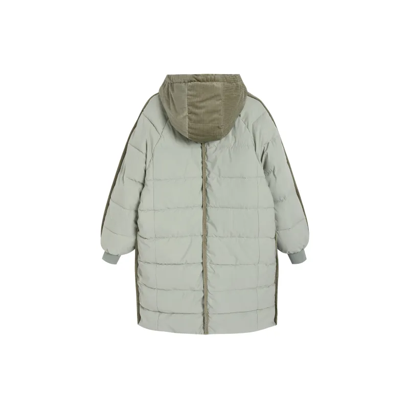 HEFENGJINYU Puffer Jacket Women's Avocado Green-1