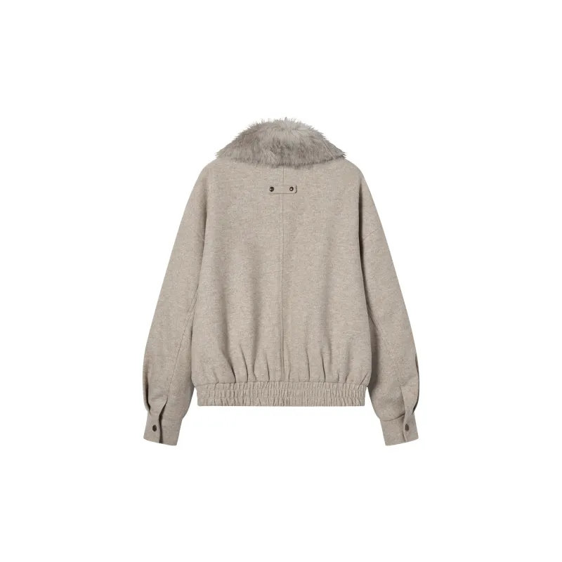 I'M ONE Velvet feel Coat Women's-3