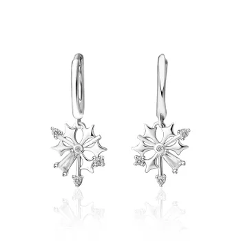 KEMLAIDA 925 Sterling Silver Earrings Women's