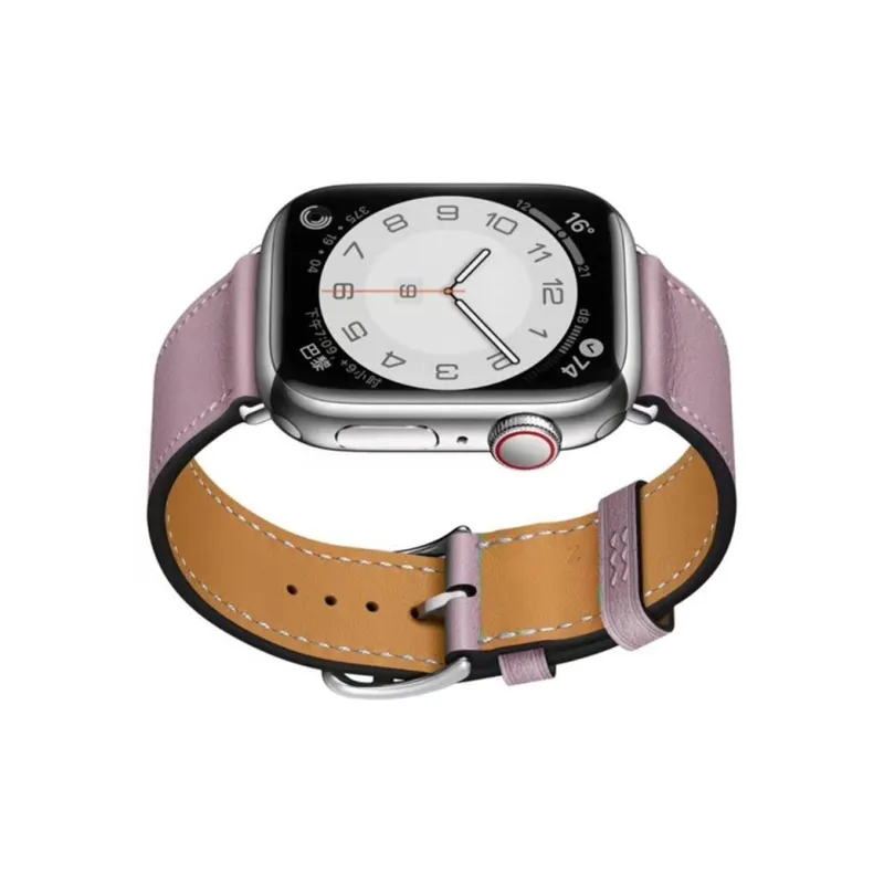 ZHENGGUANG Watch Band Apple Compatibility 41mm Genuine Leather Material-7