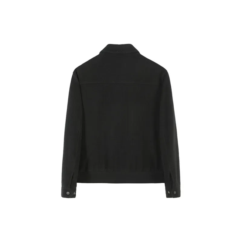 DAVID NAMAN Coats Men Black-1