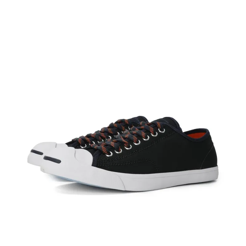 Converse Jack Purcell Non-slip Lightweight Low-Top Canvas Shoes Unisex Black-2