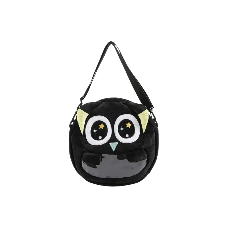 Travel Plush Backpack On The Shoulder Regular Unisex Gray/Black-7