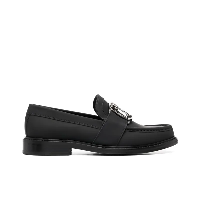 MOSCHINO Double Question Mark Men's Casual Shoes Men's Black-1