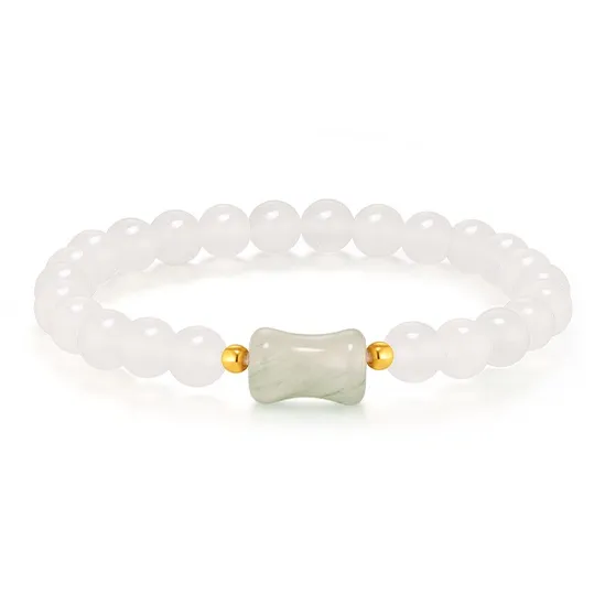 CHINA GOLD Chalcedony Bracelets Women's-6