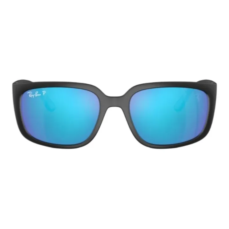 RayBan Peek Square Sunglasses Unisex Matte Black-1