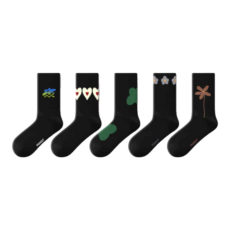 Primeet Mid Calf Socks Women's 5 Pack-2