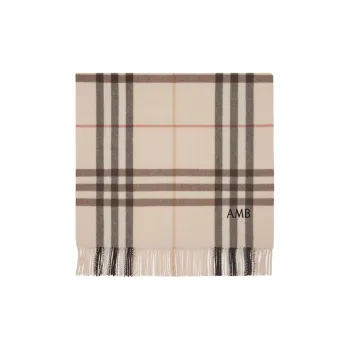 Burberry Giant Check Cashmere Scarf
