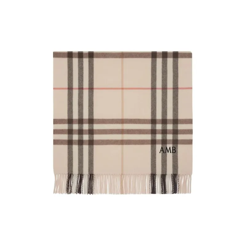Burberry Giant Check Cashmere Scarf-0