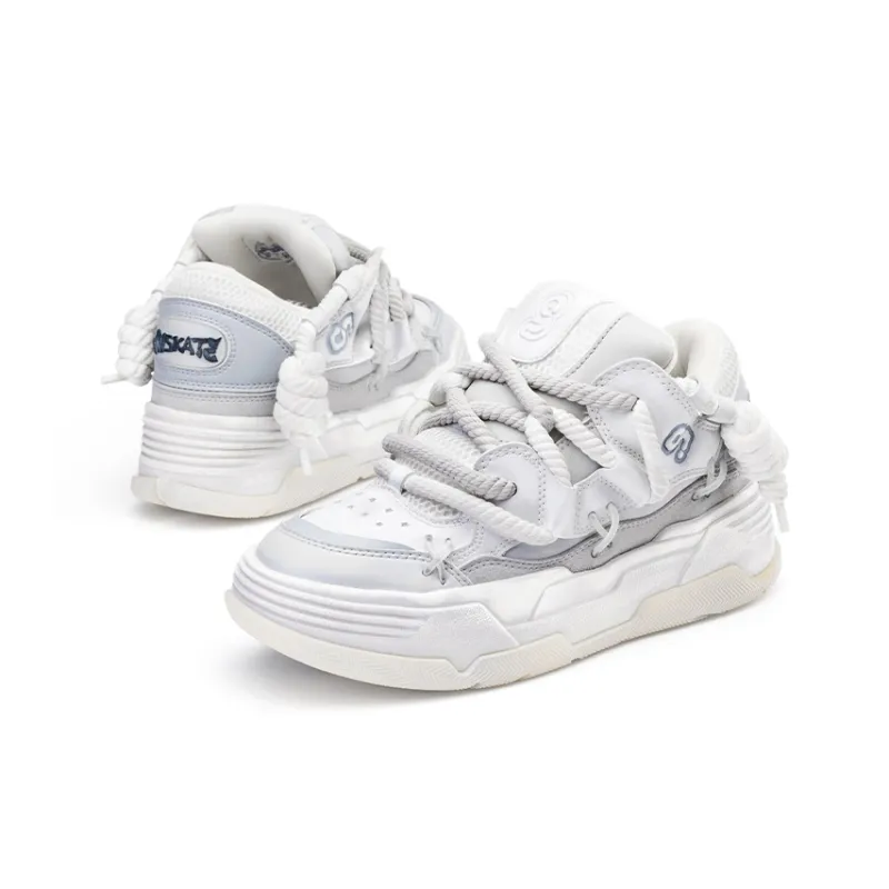 CN Skate Skateboard Shoes Unisex Low Top White-2