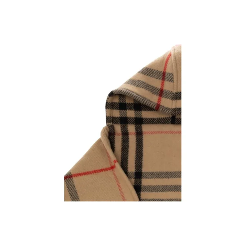 Burberry Checked Fringed Edge Scarf-1