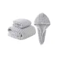 (Frost Gray) Bath Towels, Towels, Hair Drying Caps[7A Antibacterial]