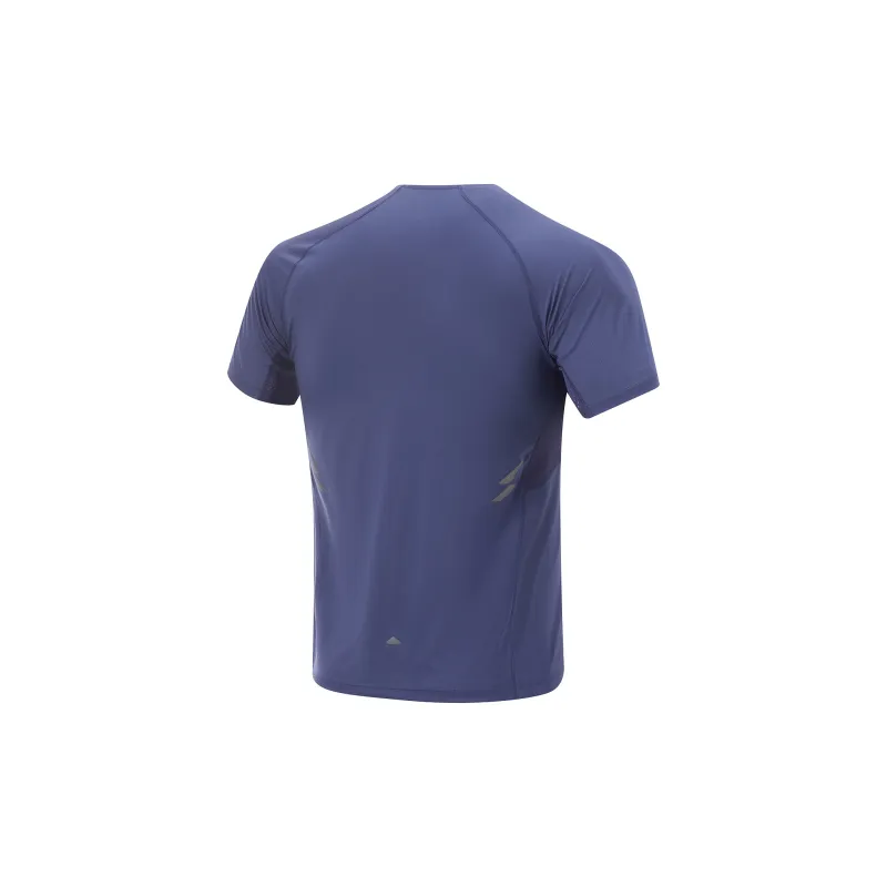LiNing Running Collection T-Shirt Men's Sky Twilight Blue-1