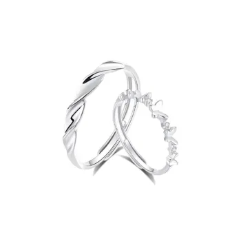 KING TAI SANG 999 Fine Silver Rings Unisex