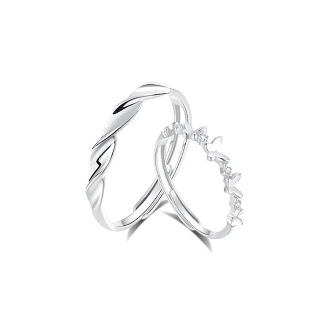 KING TAI SANG 999 Fine Silver Rings Unisex-0