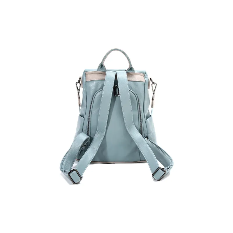 BUHOWE Oxford Backpack Women's White/Blue-7