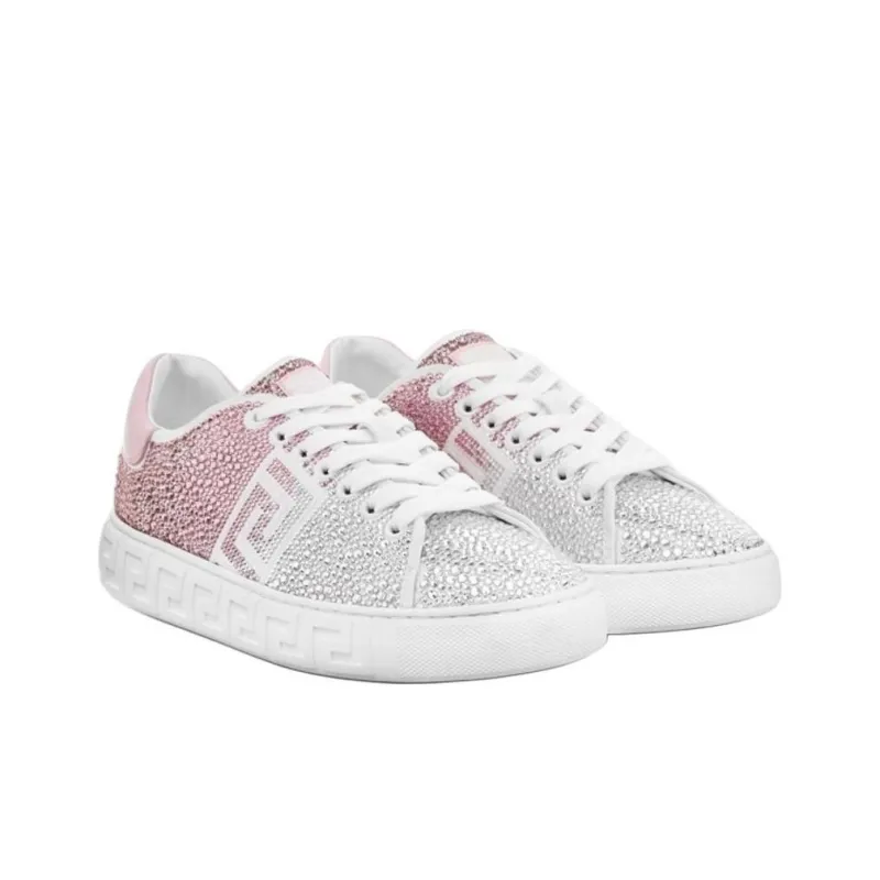 FANSIZHE Greca Low Top Skateboard Shoes Women's Pink-2