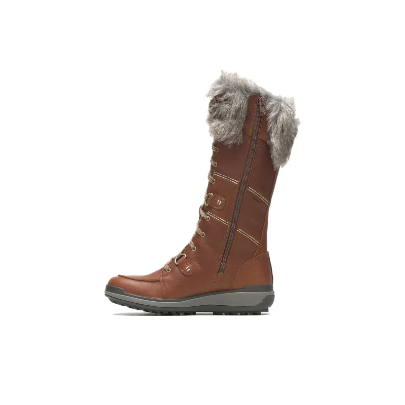 MERRELL Water-Resistant Wear-Resistant Slip-Resistant Knee-High Outdoor Boots Women's Brown-1