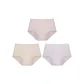 B Set-Soft Smiley Face-Light Cameo Brown+Apricot+Purple (3 Pack)